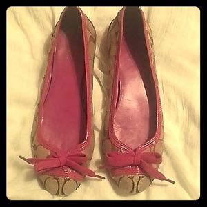 Coach Signature Flats